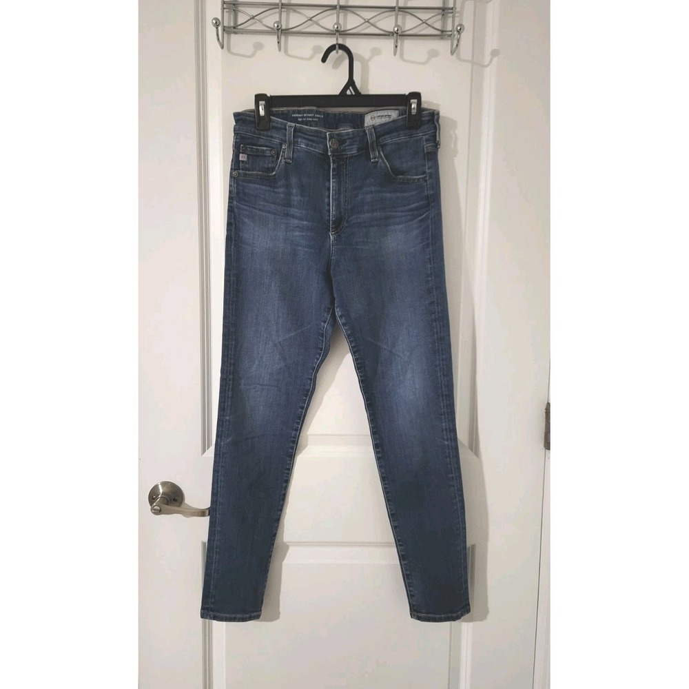 AG Adriano Goldschmied Farrah Skinny Ankle Women's Blue Jeans High-Rise Size 31R